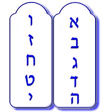 The Ten Commandments. Click to read them (not yet implemented).