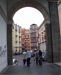 Not so picturesque, but nonetheless useful square near to everything.